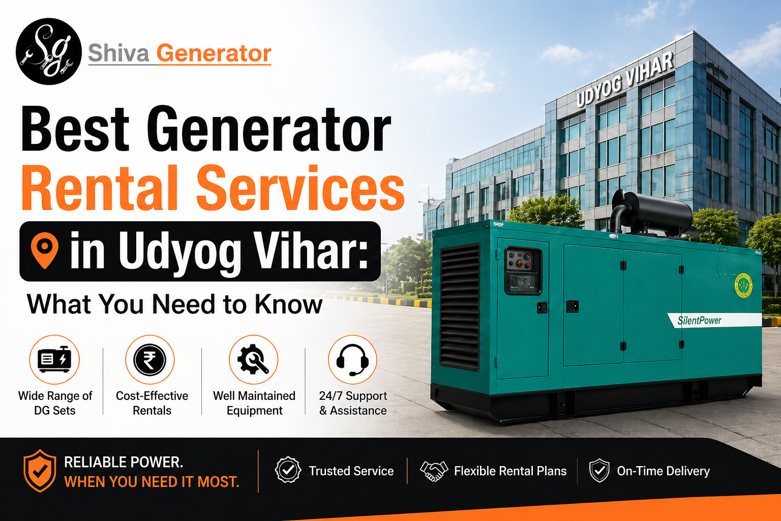 Best Generator Rental Services in Udyog Vihar: What You Need to Know