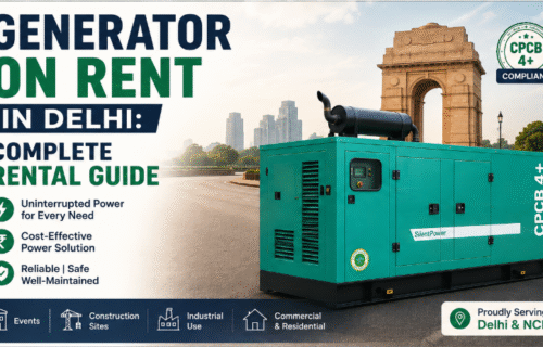 Generator on Rent in Delhi