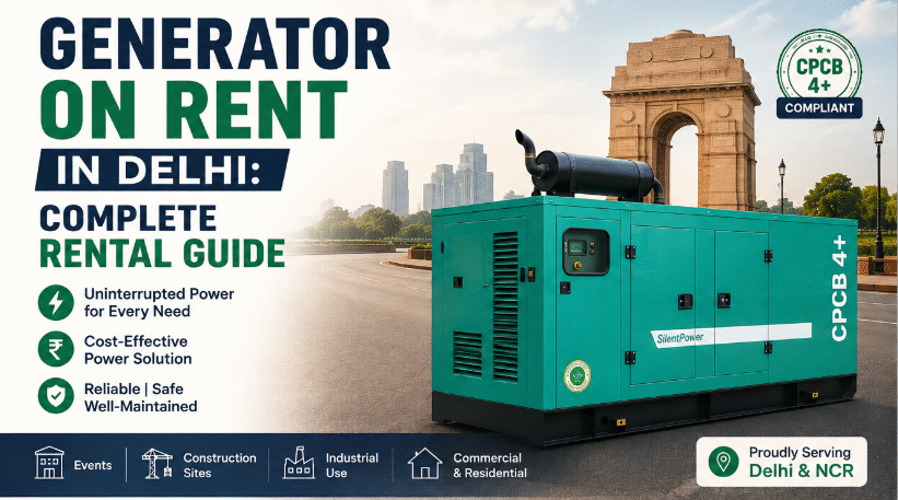 Generator on Rent in Delhi